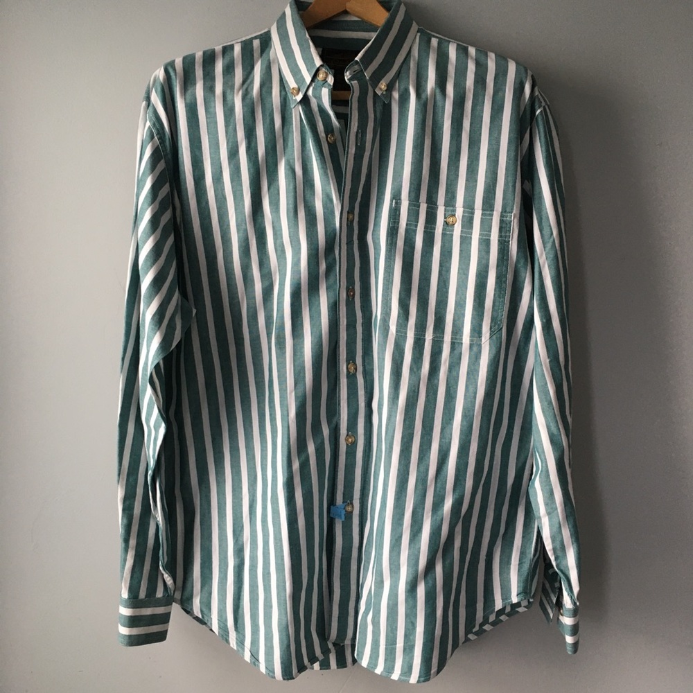Eddie Bauer | Vintage Dress Shirt Green